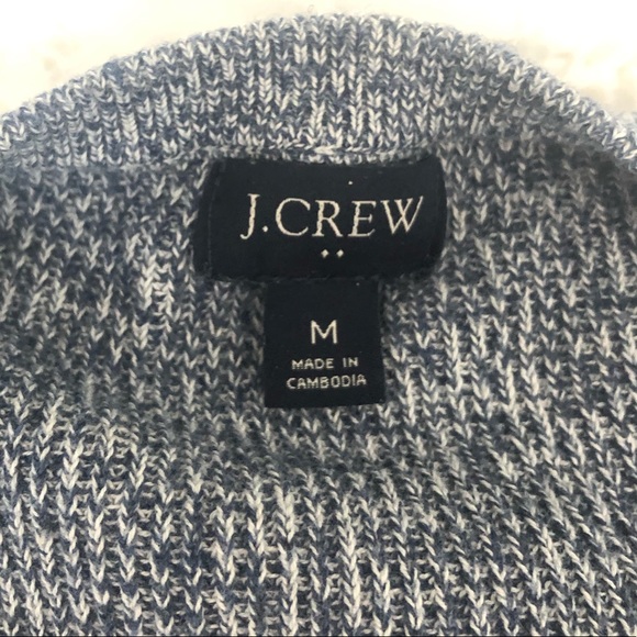 J Crew Factory Marled Blue Men’s Sweater - Picture 2 of 7